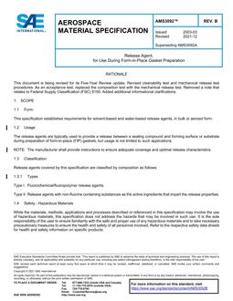 SAE AMS3092 Revision B