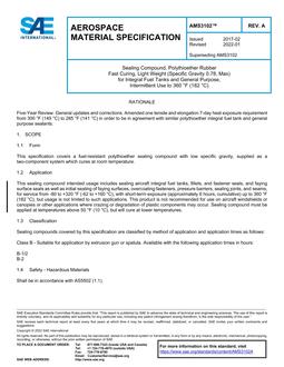 SAE AMS3102 Revision A