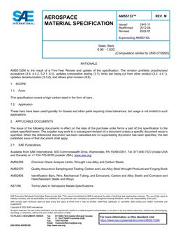 SAE AMS5132 Revision M