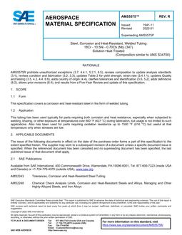 SAE AMS5575 Revision R