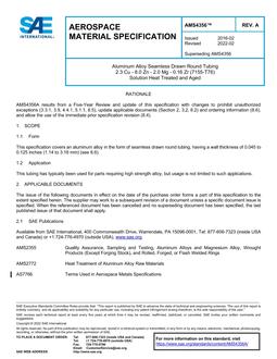 SAE AMS4356 Revision A