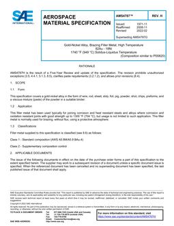 SAE AMS4787 Revision H