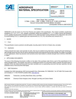 SAE AMS6435 Revision H