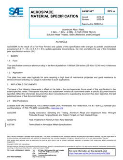 SAE AMS4354 Revision A