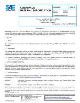 SAE AMS4939 Revision D