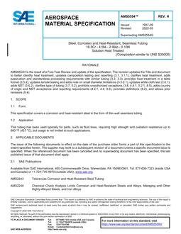 SAE AMS5554 Revision H