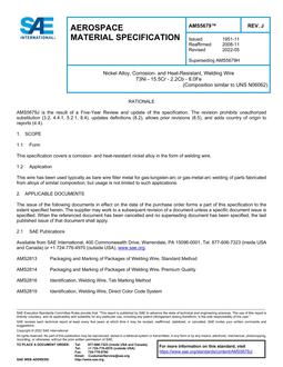 SAE AMS5679 Revision J