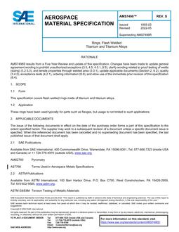 SAE AMS7498 Revision S