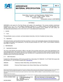 SAE AMS5588 Revision H